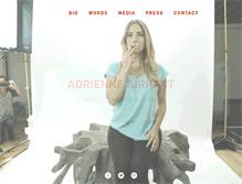 Tablet Screenshot of craydrienne.com